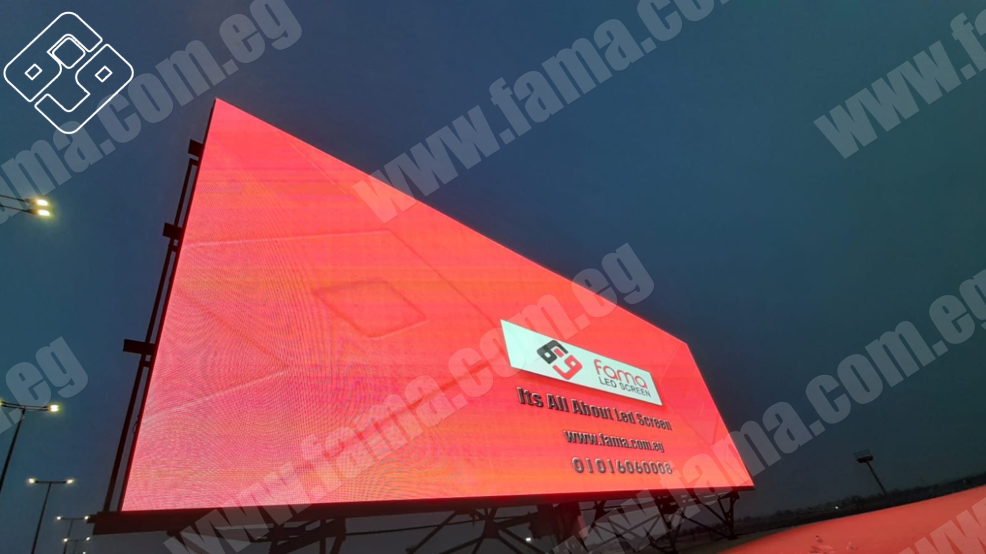 Giant LED Advertising Screens for Roads and Bridges