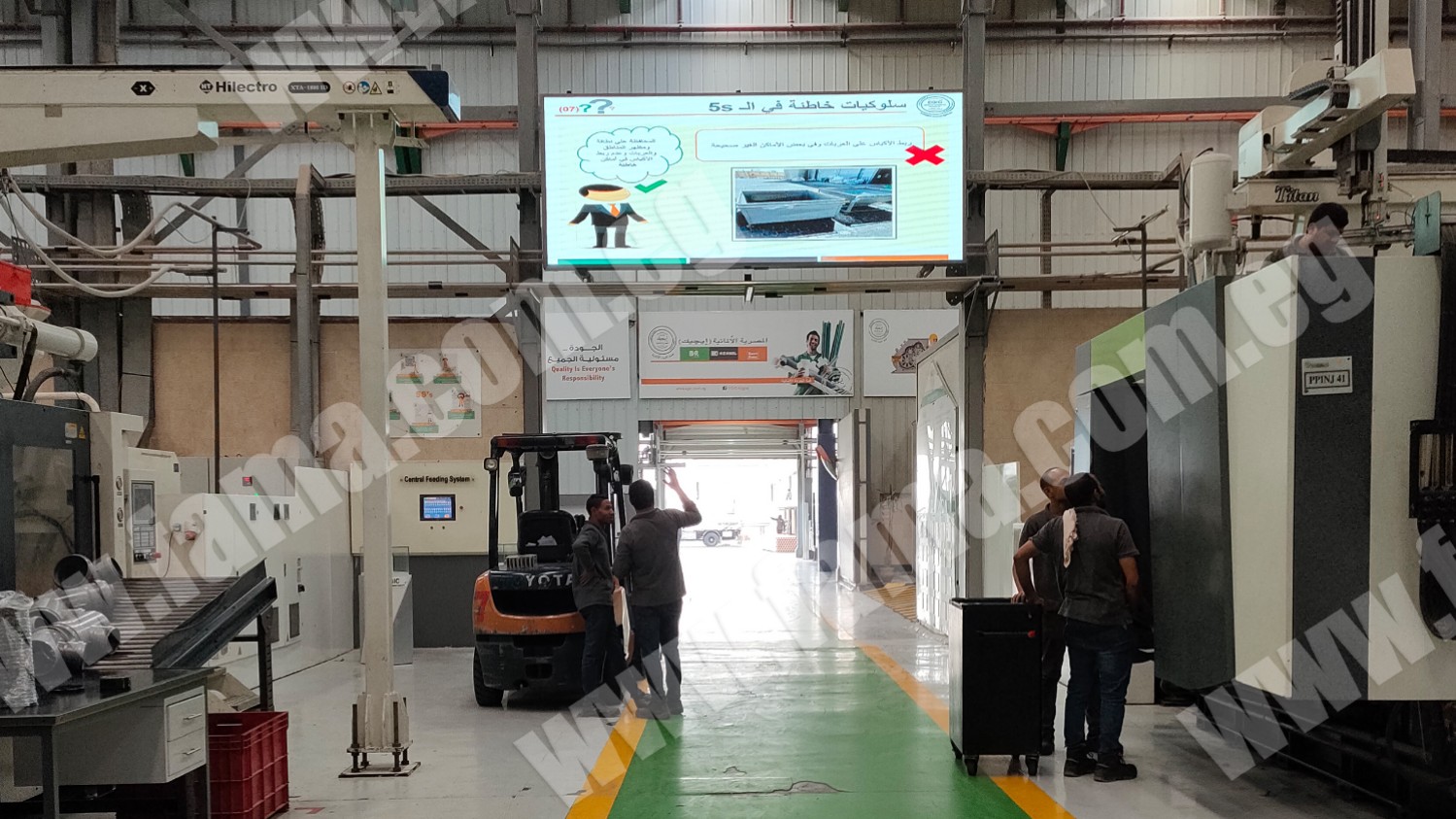 Uses of LED Screens in Factorie