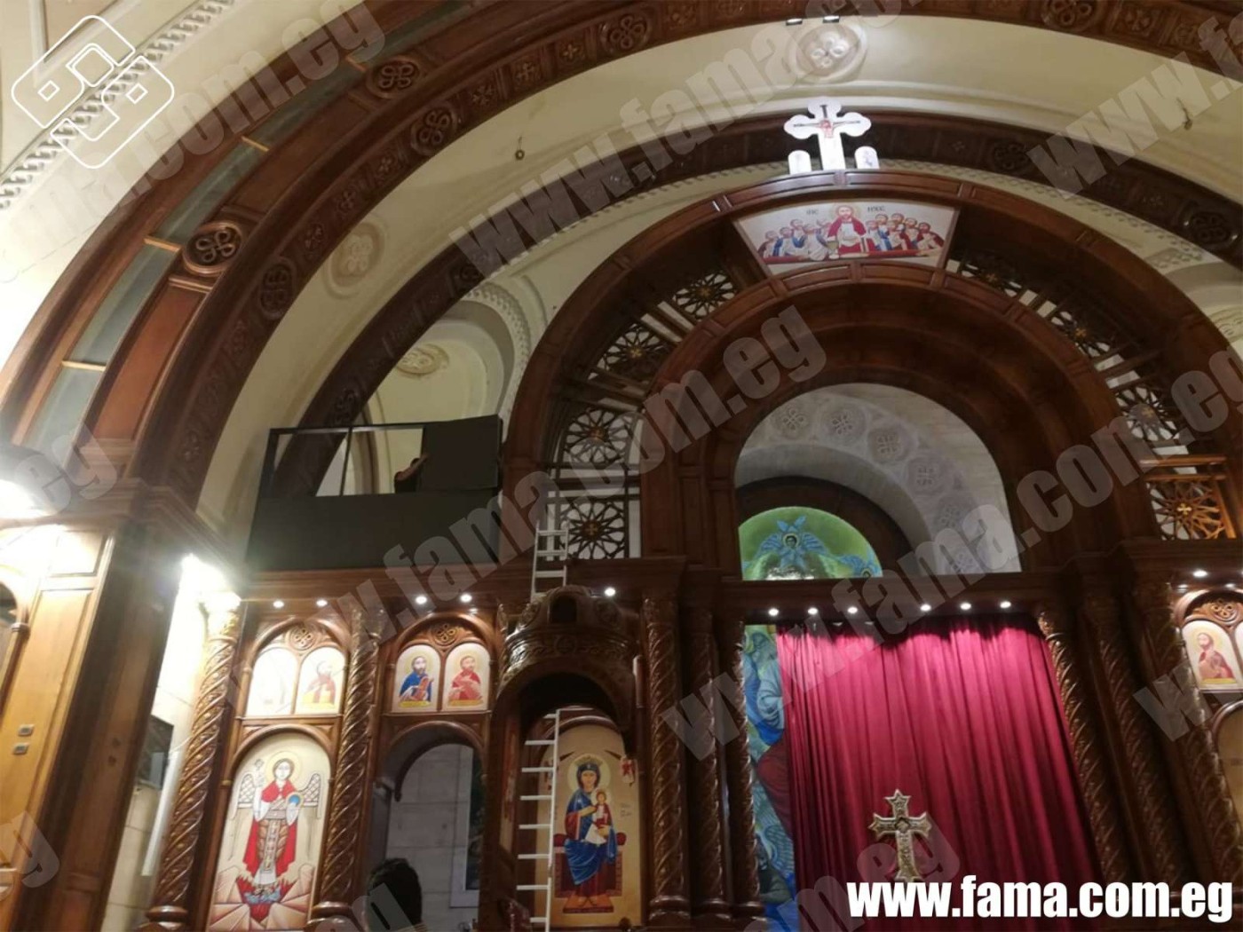 LED screens in the largest churches in Egypt