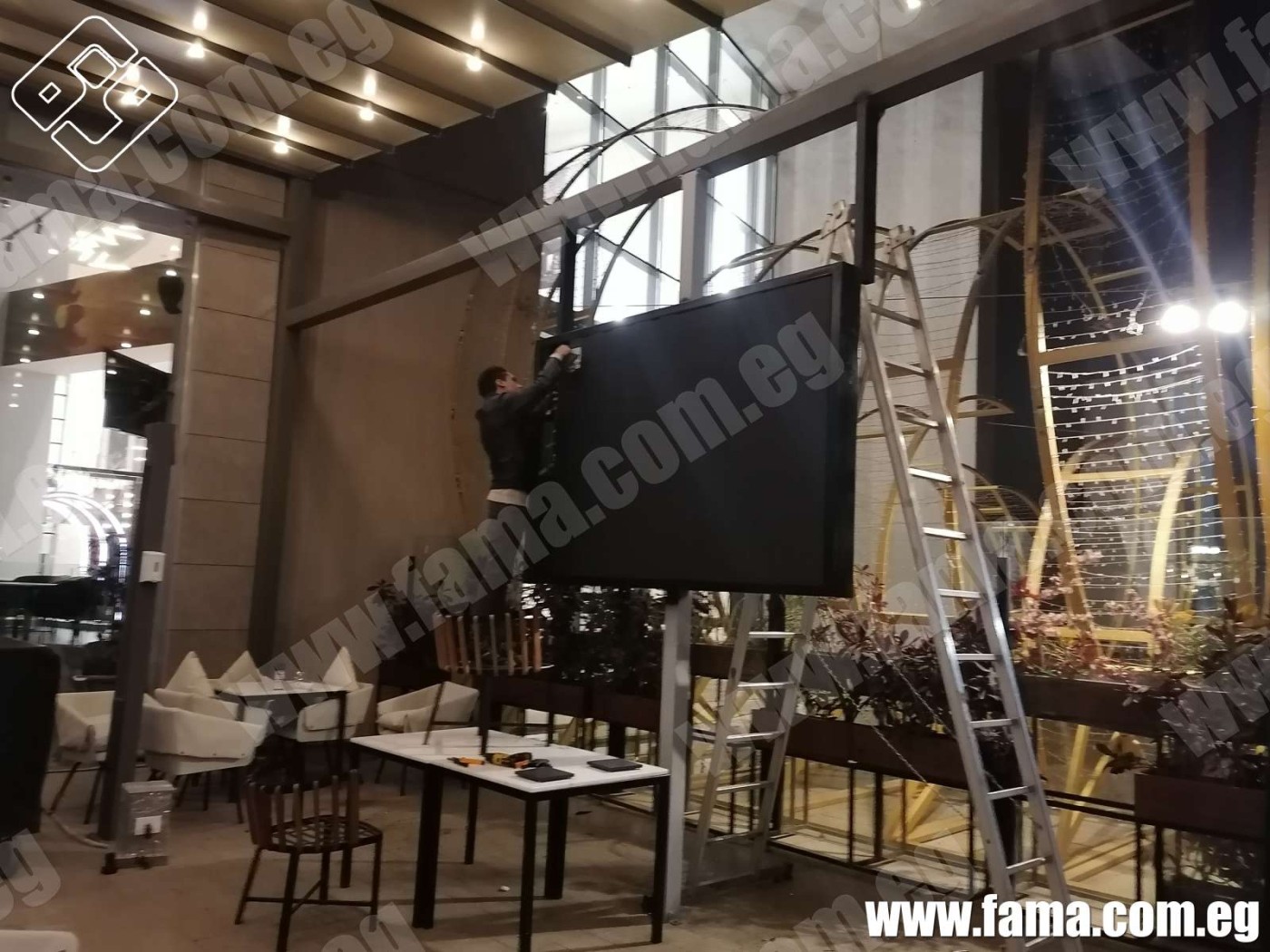 P10 LED screen with perfect quality for 10,000 EGP from Fama Company