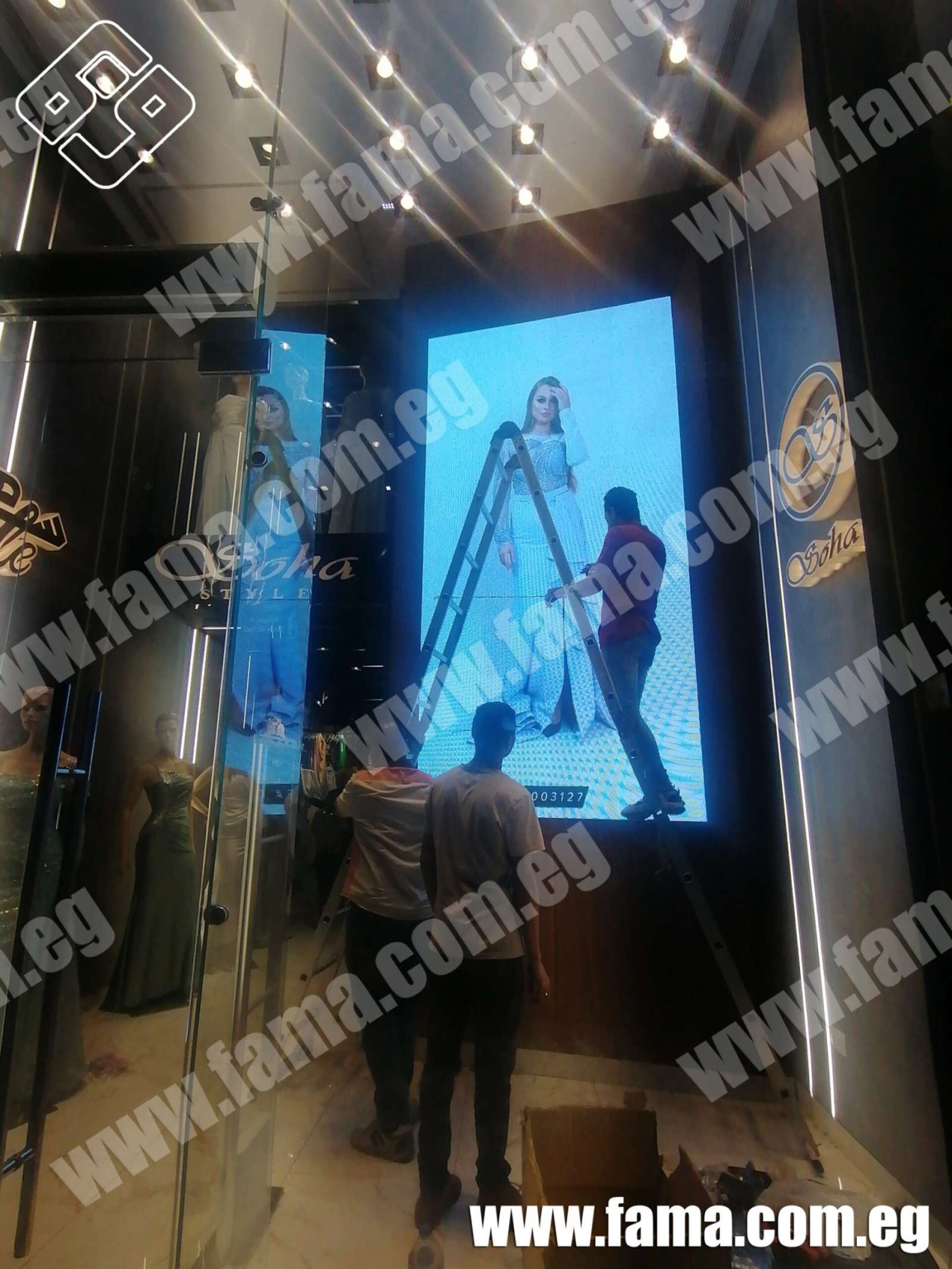 LED advertising screens for shops with the best prices
