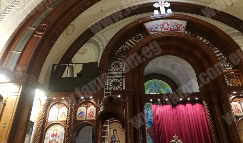 LED screens in the largest churches in Egypt